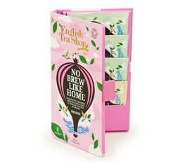 'No brew like Home' pink organic tea travel pack - 8 tea bags with 3 different flavours - English Tea Shop