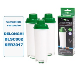 2x Filtre à eau pour Delonghi compatible pour DLSC002 ECAM ETAM EC800 avec  charbon actif pour 60 litres d'eau