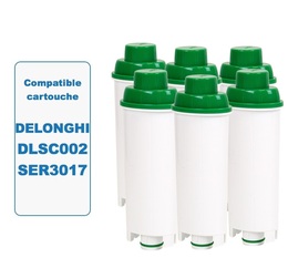 Lot de 6 Cartouches filtrantes - DELONGHI -  Filter Logic FL-950 DLSC002