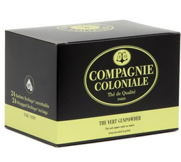 Gunpowder green tea x 48 individually-wrapped berlingo tea bags - Compagnie Coloniale