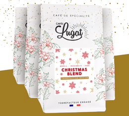 Cafés Lugat Coffee Beans Christmas Blend - 1kg coffee beans