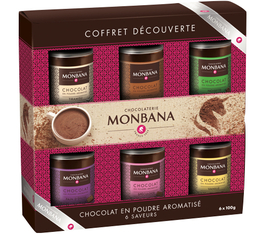 Monbana hot chocolate discovery pack : 6 different flavours