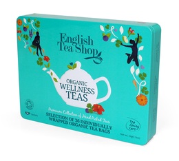 Well-being selection of organic teas and infusions - 36 tea bags - 6 flavours - English Tea Shop