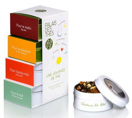 Tea gift box - 'Une Journ�e de Th�' - 4 x 30g mini tins - Palais des Th�s
