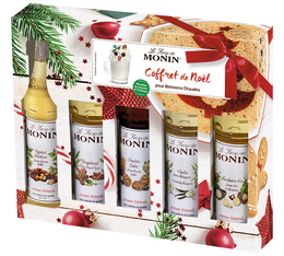 Coffret noël MONIN - 5 sirops aux saveurs gourmandes