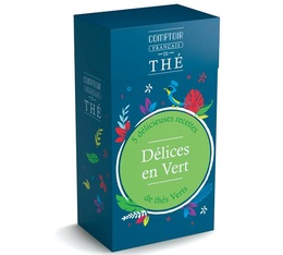 Tea box - Délices en Vert - 5 sachets of green teas - Comptoir Français du Thé