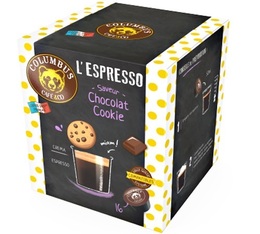 Columbus Caf� & Co Chocolate Cookie-flavoured coffee capsules for Dolce Gusto x 16