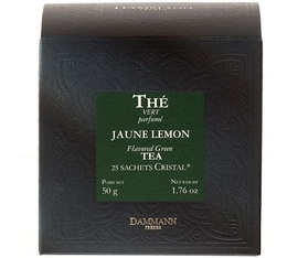 'Citron Jaune' Lemon green tea - 25 Cristal� sachets - Dammann Fr�res