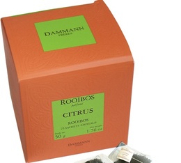 Rooibos Citrus - 25 Cristal� sachets - Dammann Fr�res