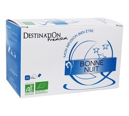 Organic 'Bonne Nuit' Herbal Tea - 20 individually-wrapped sachets - Destination