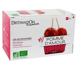 Organic 'Pomme d'amour' Toffee Apple infusion - 20 individually-wrapped sachets - Destination