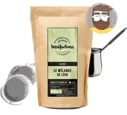 Les Petits Torréfacteurs 'Mélange de Léon' (Strong blend) coffee pods for Senseo x 18