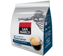 Intense Espresso soft coffee pods x36 - San Marco