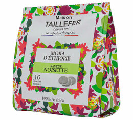 16 dosettes Senseo aromatisées Noisette - Maison Taillefer