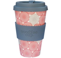Ecoffee Cup Reusable & Biodegradable Mug Swirl - 40cl