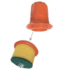 Scrubbing tool and handle for espresso machines - Urnex