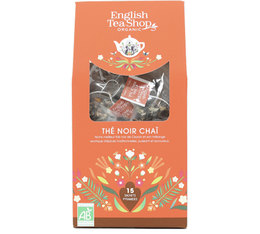 English Tea Shop Organic Chai Black Tea - 15 tea bags