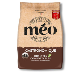 36 dosettes souples Gastronomique - CAFES MEO