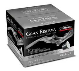 Caffè Corsini 'Gran Riserva Arabica' espresso Nepresso® compatible pods x 50