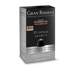 Caff� Corsini 'Gran Riserva Arabica' espresso capsules for Nespresso x 10