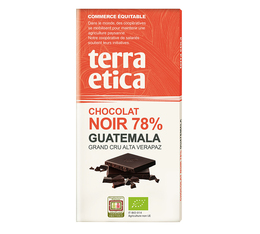 Tablette chocolat Noir 100g - 78% Guatemala - Terra Etica