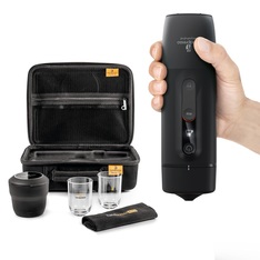 Handpresso Auto pack - Travel coffee maker for Nespresso® compatible capsules + 50 FREE capsules