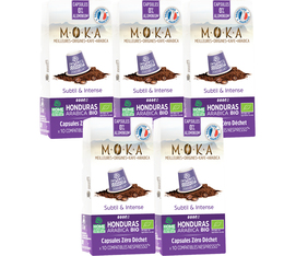 MOKA Honduras Organic & Biodegradable Nespresso® Compatible Capsules x 50