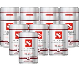 Illy Espresso Intenso (formerly Scura) coffee beans - Dark roast - 12 x 250g