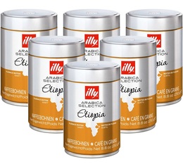 Illy Monoarabica Ethiopia coffee beans - 6x250g - Illy