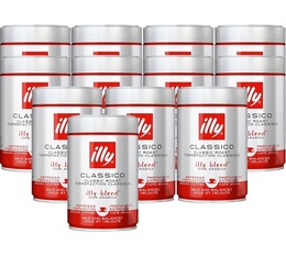 Illy Classico ground coffee for normal espresso - 12 x 250g