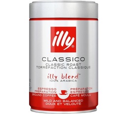 Illy Classico ground coffee for normal espresso -250g