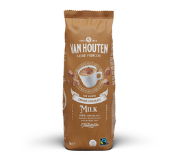 Poudre Chocolat Râpé Chocolat au Lait 100% Chocolat - Vrac 1 kg - FAIRTRADE - VAN HOUTTEN 