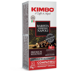 Scatola da 10 capsule di caffe Kimbo Napoli