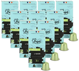 100 capsules compatibles Nespresso® L'Eden - CAFÉS LUGAT