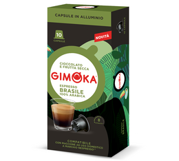 capsule per nespresso arabica brasile gimoka