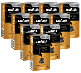 maestro lungo mega pack capsules nespresso lavazza