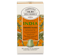 cafe capsule malabar moussone inde caffe corsini