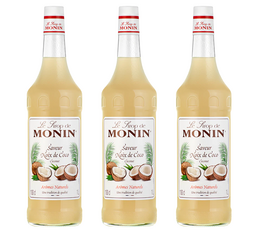 Sirop Coco pour professionnel 3 x 1 L - MONIN 