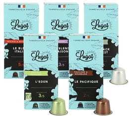 Pack cafés Blend - 50 capsules compatibles Nespresso® - CAFÉS LUGAT