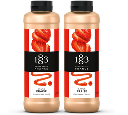 Lot de 2 Sauces Fraise 500 ml - 1883 ROUTIN 