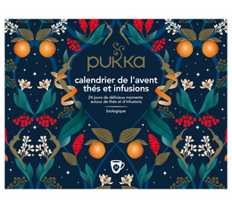 Calendrier de l'Avent thé et infusion Bio Édition 2024 - PUKKA