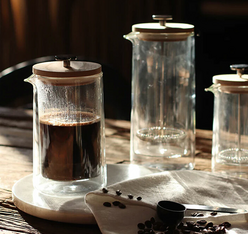 pichet verre double paroi cafetiere a piston ogo living