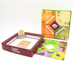 coffret the et infusions sachets individuels english tea shop