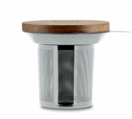 Infuseur à thé en acier inoxydable avec couvercle bois acacia OGO Living