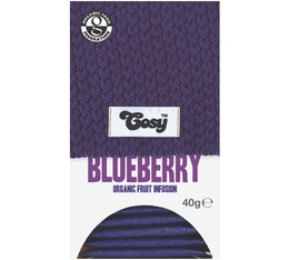 Organic blueberry infusion - 20 individually-wrapped tea bags - Cosy