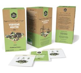 Organic mint verbena infusion - 20 individually-wrapped sachets - SCOP TI