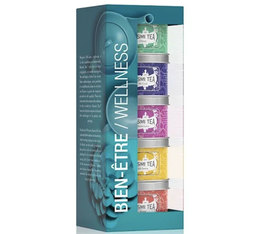 Kusmi Tea Wellness Gift Set - 5 x 25g loose tea tins