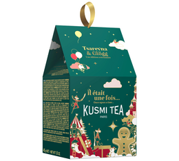 Coffret Noël Maisonnette avec 2 miniatures bio - Tsarevna et Glögg - KUSMI TEA