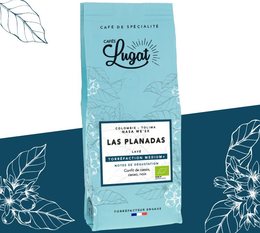 Cafés Lugat Organic Coffee Beans Las Panadas from Colombia - 250g