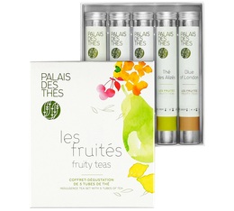 Tea gift set - The Fruity Collection - 5 tubes of loose leaf tea - Palais des Th�s